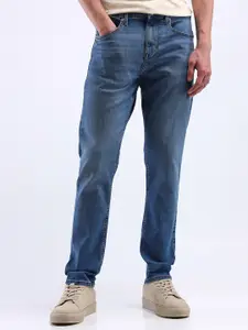 Flying Machine Men Tapered Fit Mid Rise Light Fade Jeans