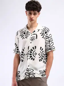 Flying Machine Men Opaque Printed Casual Shirt