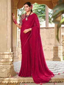 Anouk Embellished Zari Saree