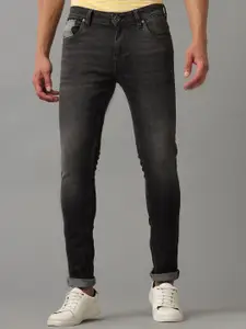 Voi Jeans Men Comfort Relaxed Fit Heavy Fade Stretchable Jeans