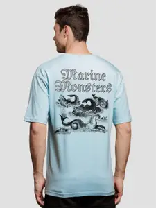 ADRO Men Typography Printed Pockets T-shirt