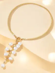 fabula Pearl Beaded Lariat Necklace