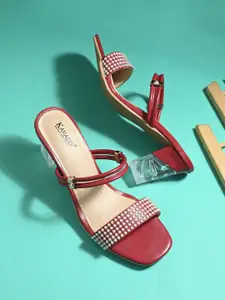 KARADDI Maroon Confortable & Lightweight Heels