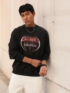 Kook N Keech Graphic Printed Cotton Terry Relaxed Fit Sweatshirts