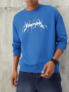 Kook N Keech Printed Cotton Terry Relaxed Fit Sweatshirt