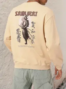 Kook N Keech Printed Relaxed Fit Cotton Terry Sweatshirt