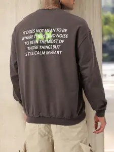 Kook N Keech Printed Relaxed Fit Cotton Terry Sweatshirt