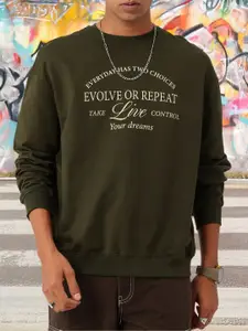 Kook N Keech Printed Cotton Terry Relaxed Fit Sweatshirt