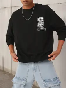 Kook N Keech Printed Cotton Terry Relaxed Fit Sweatshirt