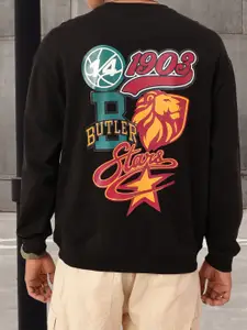 Kook N Keech Printed Cotton Terry Relaxed Fit Sweatshirt