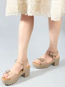 Carlton London Block with Buckles