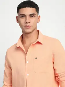THE BEAR HOUSE Men Solid Slim Fit Casual Shirt