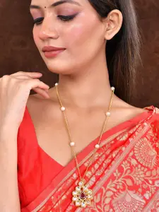 Silvermerc Designs Gold-Plated Pearl Beaded Necklace