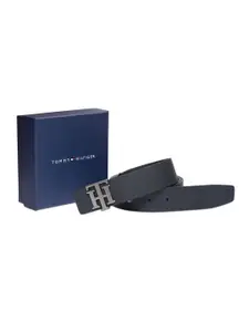 Tommy Hilfiger Men Solid Push Pin Closure Casual Belt
