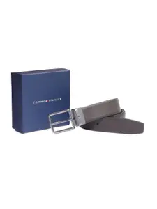 Tommy Hilfiger Men Solid Tang Closure Formal Belt