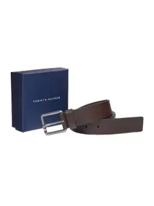 Tommy Hilfiger Men Solid Tang Closure Casual Belt