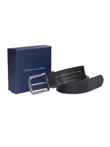 Tommy Hilfiger Men Solid Tang Closure Casual Belt