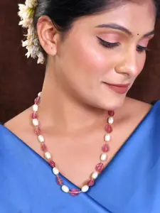 Silvermerc Designs Gold-Plated Pearl Beaded Necklace