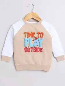 BUMZEE Boys Typography Printed Sweatshirt