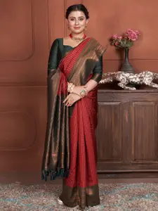 Anouk Woven Design Zari Kanjeevaram Saree