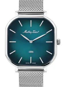 Mathey-Tissot Swiss Made Men Stainless Steel Bracelet Style Analogue Watch H7917AV