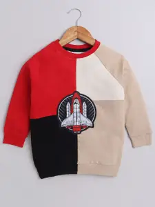 BUMZEE Boys Colourblocked Sweatshirt