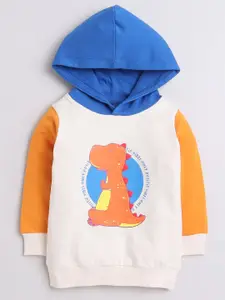 BUMZEE Boys Printed Hooded Sweatshirt