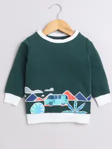 BUMZEE Boys Graphic Printed Sweatshirt