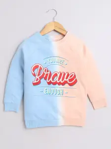 BUMZEE Boys Typography Printed Sweatshirt