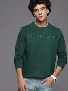 Louis Philippe Embroidered Sweatshirt