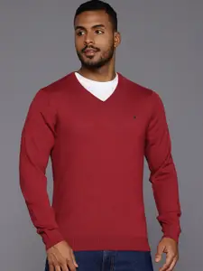 Louis Philippe Men V-Neck Pullover