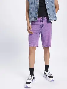 Kook N Keech Men High Rise Denim Shorts