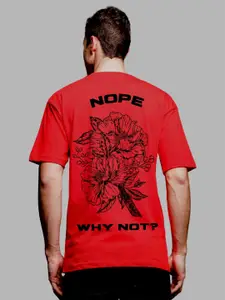 ADRO Men Graphic Printed Round Neck Cotton Oversized T-Shirt