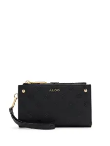 ALDO Women Textured Zip Around Wallet
