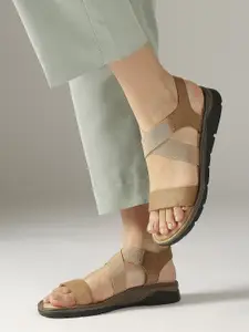 Inc 5 Women Open Toe Buckles Block Sandals Heels