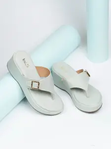 Inc 5 Textured Wedge Heels Platform Sandals