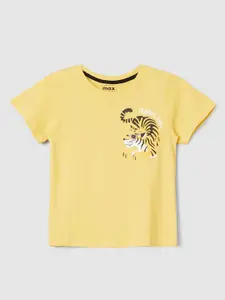 max Boys Printed T-shirt