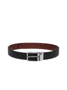 Peter England Men Textured Leather Reversible Belt