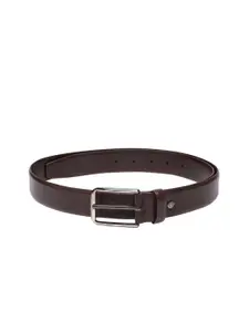 Peter England Men Textured Leather Belt
