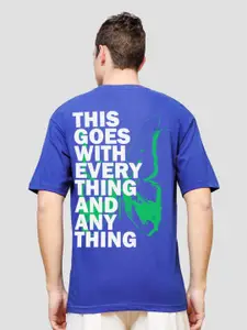 ADRO Men Graphic Printed Round Neck Cotton Oversized T-Shirt