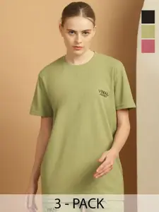 MACK JONNEY Women 3 Applique T-shirt