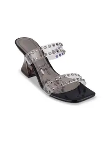 Catwalk PU Block Heels Sandals