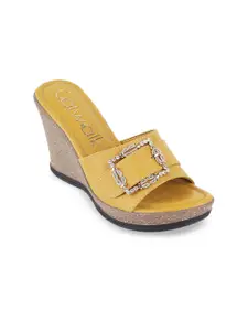 Catwalk Colourblocked Wedge Heels Sandals