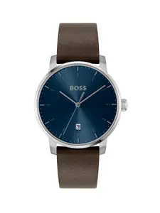 BOSS Men Leather Straps Analogue Watch 1514160