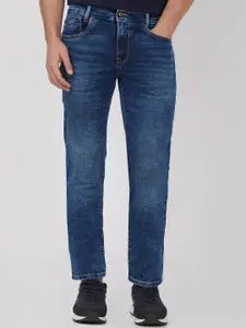 Mufti Men Straight Fit Heavy Fade Stretchable Jeans