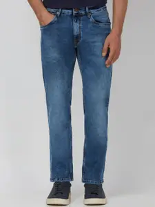 Mufti Men Straight Fit Heavy Fade Stretchable Jeans