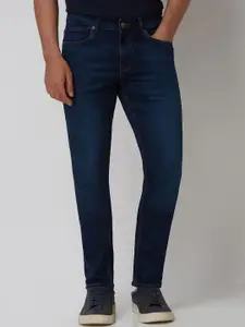 Mufti Men Skinny Fit Mid-RiseLight Fade Stretchable Jeans