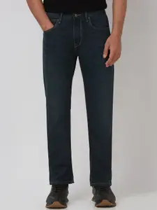 Mufti Men Straight Fit Mid-Rise Stretchable Jeans