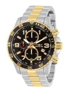 Invicta Men Dial & Stainless Steel Bracelet Style Straps Analogue Watch 14876