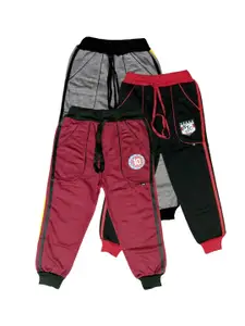 BAESD Boys Pack Of 3 Side Stripe Detail Regular Fit Joggers